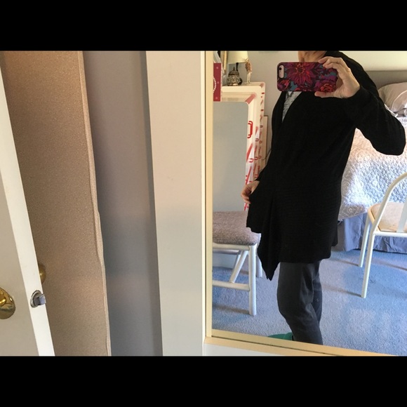 Wrap Sweater with Scattered Iridescent Sparkle - Picture 3 of 9